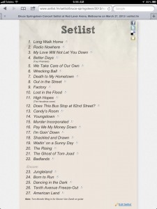 Source:setlist.fm