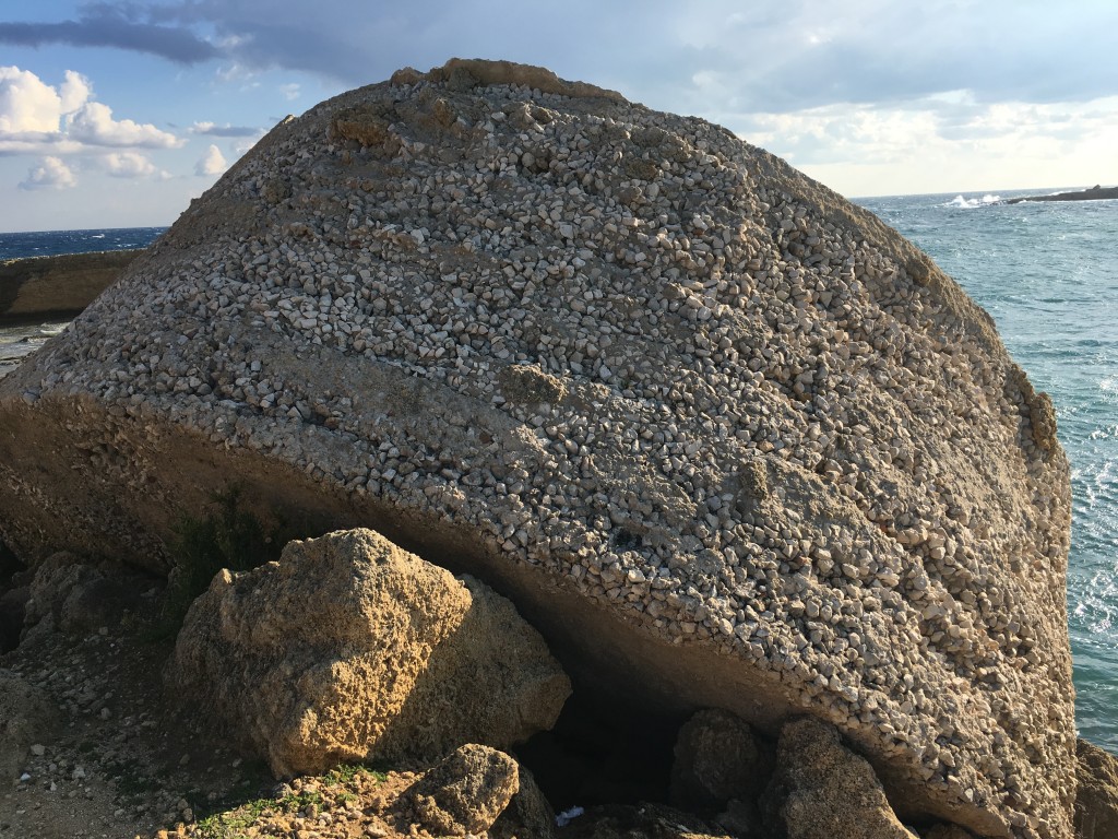 World War Two observation post destroyed before the Allies arrived.