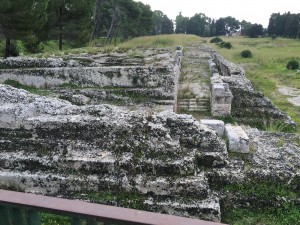 The Altar of Heiron - dedicated to Zeus Eleutherios , built by Heiron II