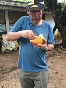 Fresh coconut was very special